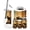Color 2, variant on Rustic Bathroom Accessory Set 6 Piece Bear Wooden Board Farmhouse Wild Animal Forest Trash can, Toothbrush Holder, Toothbrush Cup, Soap Dispenser, Soap Dish, Toilet Brush Holder