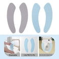 thumbnail image 2 of Hadanceo Toilet Seat Cushion Ultra Soft 1 Pair Summer Ice Silk Toilet Seat Cushion Waterproof Excellent for Bathroom, 2 of 7