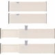 thumbnail image 2 of Divisores de cajones modulares, ajustables para cajones de 27,5 a 43,5 cm, perfectos para la organización de la oficina, la cocina, el baño y el dormitorio - Blanco, 2 of 6