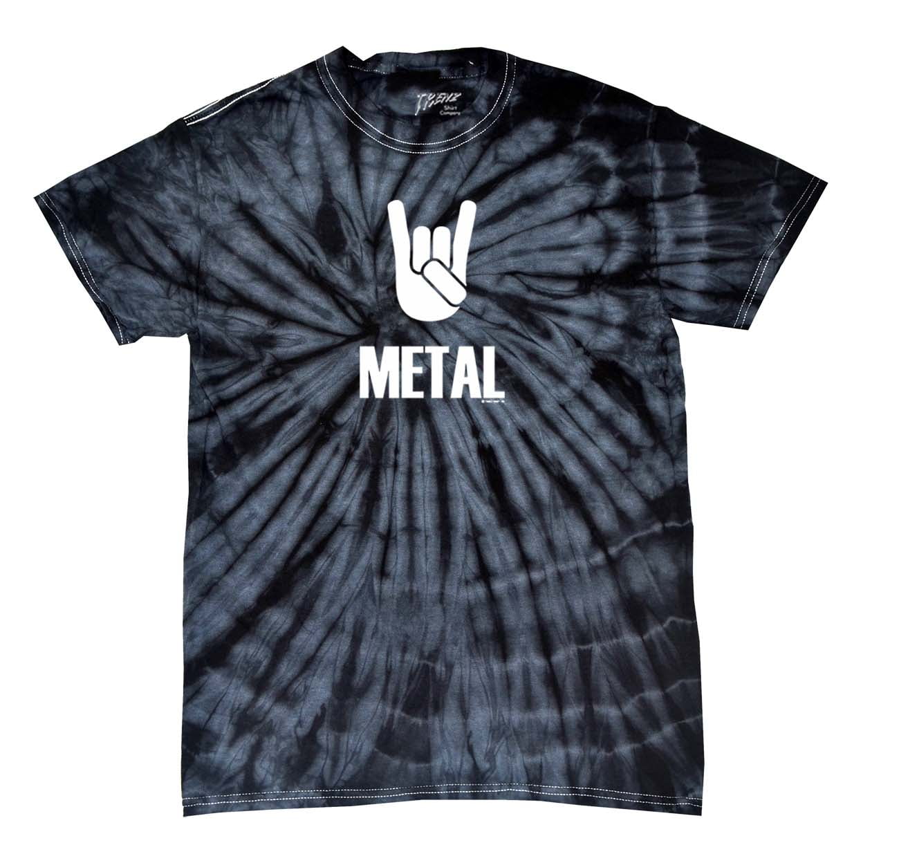 Heavy Metal Short Sleeve T-shirt Rock On Metal Music Alternative Bullhorn Horns - Picture 11 of 89