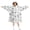 Game Controller White Pattern, variant on Game Controller Black Pattern Lamb Fleece Blanket Hoodies for Teens ,Teens Oversize Sherpa Wearable Hooded Blanket Sweatshirt with Super Pockets