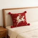 thumbnail image 4 of Colchas y conjuntos, cojín festivo rojo del Año de los Caballos, ideal como cojín de sofá en la sala de estar o como cojín decorativo para la cama en el dormitorio, funda de almohada corta de felpa., 4 of 6