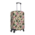 thumbnail image 3 of Daiia Tropical Mask Flamingo Luggage Cover, Thickened Washable Travel Luggage Covers, Elastic Unique Baggage Covers for 18-20 inch Luggage-Large, 3 of 9