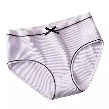 

Women s Underwear Low Waist Cotton Comfort Threaded Underwears for Girls New