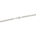 thumbnail image 3 of 10k White Gold 4mm Diamond Cut Disco Moon Chain Necklace with Lobster Lock (20"), 3 of 4