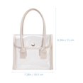 thumbnail image 3 of LEEYNEER Sac en Gelée pour Femmes Sac à Main Transparent Mode pour Magasinage Fléchettes Travail, 3 of 9