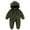 toddler rompers-Army Green, variant on KkSLirnhs 3M/59/44 Baby Clothing Sets Outfits Set Newborn Baby Fleece Footie Snowsuit Winter Bunting onesie Warm Hooded Romper Jumpsuit Outfits for Girls Boys Beige