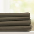 thumbnail image 5 of Bluff City Bedding Soft As Cotton Hotel Quality 4-piece Bed Sheet Set Grey Microfiber King, 5 of 5