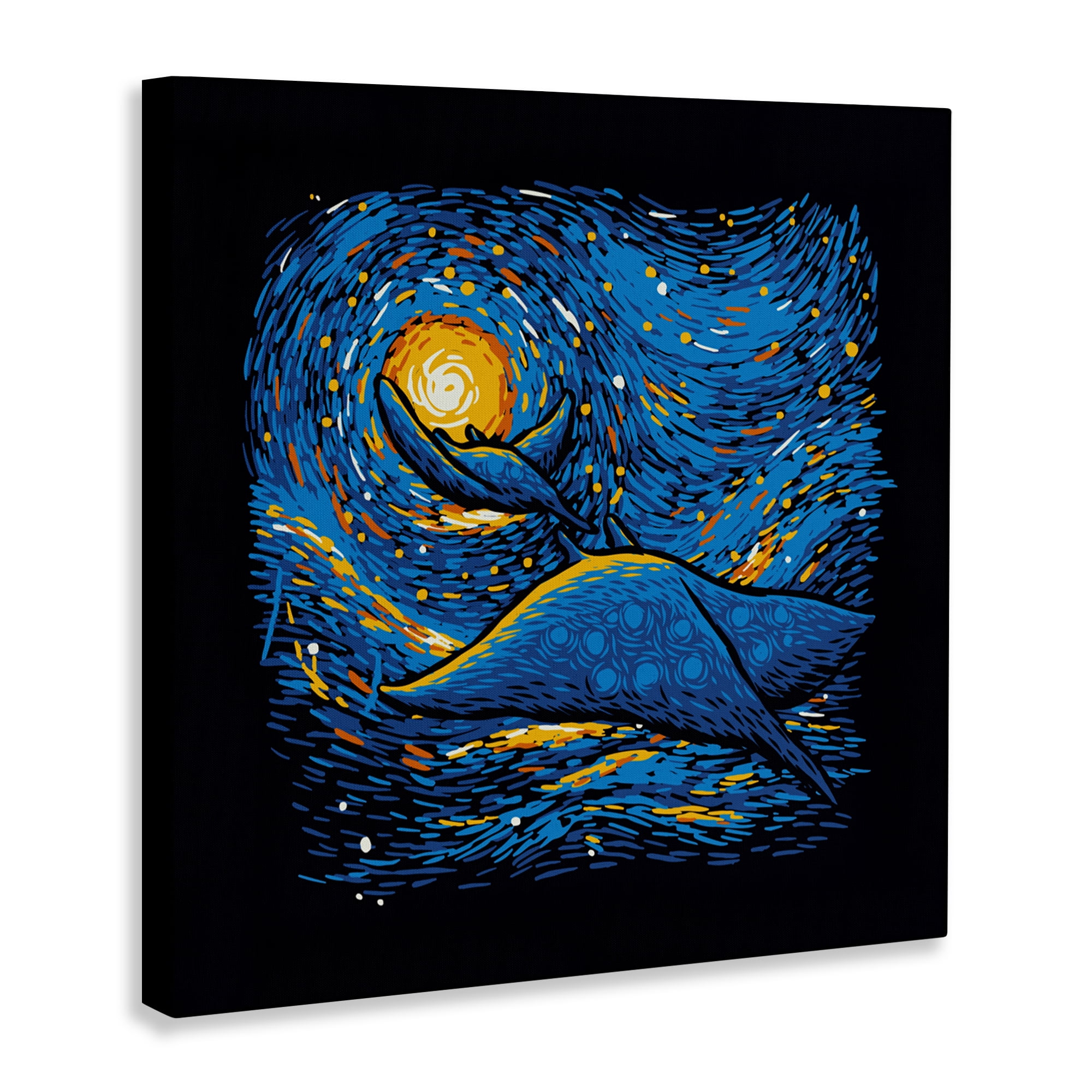 Stupell Industries Impressionist Manta Rays Canvas Wall Art, design by Tobe Fonseca
