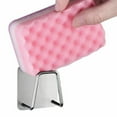 thumbnail image 2 of JKLOP Stainless Steel Kitchen Sponge Holder Brush Soap Dishwashing Liquid Drainer for Home & Kitchen, 2 of 7