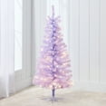 thumbnail image 3 of Best Choice Products 4ft Prelit Colored Christmas Tree, Artificial Tree Holiday Decor w/ LED Lights - Lavender, 3 of 10
