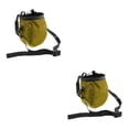 thumbnail image 3 of Yuarrent Bolsa de tiza cilíndrica para escalada en roca con cinturón con cordón verde 2piezas, 3 of 6