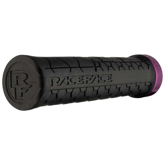 Race Face Getta Grip Lock-On Grips, 30mm, Black/Purple