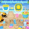 thumbnail image 4 of Juguetes de arena FHOZGECY de Beach Toys con 3 camiones y 3 cubos de playa, 35 unidades, 4 of 6