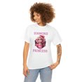 thumbnail image 4 of Diamond Princess Pink Power Unisex Heavy Cotton Tee, 4 of 9