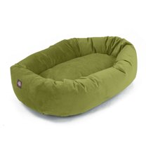 Majestic Pet Sonora Bagel Pet Bed for Dogs, Calming Dog Bed Washable, Greenage, Medium