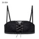 thumbnail image 1 of Sujetador de mujer sin tirantes Hacer subir Sujetador acolchado sin alambre Bralette Girl Slim Fit Chest Wrap Underwear, Negro, 36 / 80A Advancent AP001241-11B, 1 of 7
