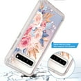 thumbnail image 5 of Samsung Galaxy S10 5G Case, KAESAR Graphic Design Shockproof Impact Resistant Protective Full-Body Rugged Clear Hybrid Bumper Case for Samsung Galaxy S10 5G (Pink Flower), 5 of 5
