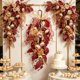thumbnail image 1 of Corona floral artificial para bodas, fiestas, decoración de primavera para puertas y ventanas, 1 of 6