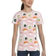 thumbnail image 4 of Honeii Cute Sushi (2) Print Kids Boy T-Shirt,Breathable Round Neck Tee,Stylish Summer Tee for Boys, for Outdoor Activities and Casual Wear, 4 of 7
