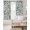 Teal green, linen, variant on Orange Grey Botanical Black Out Curtains 84 Inch Long for Living Room, Rustic Country Spring Floral Summer Leaf Blackout Curtain Shade Thermal Window Curtains Grommet Drapes 42"x84" 2 Panels