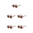 thumbnail image 3 of Qarigey Gafas de sol redondas para niños, gafas para bebés, accesorios de ropa de moda para niños pequeños adorables, protección para los ojos, Type2 NO2 Qarigey CBP376086, 3 of 5