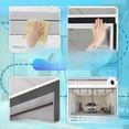 thumbnail image 6 of Grey Garage Door Screen for 1 Car 8x7FT, Magnetic Screen Doors with Retractable Fiberglass Mesh and Heavy Duty Weighted Bottom, Easy Assembly & Pass, Hands Free Screen Door for Entry Door, 6 of 7
