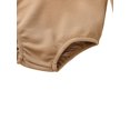 thumbnail image 6 of Qiylii Kid Baby Girl Swim Romper Long Sleeve Drawstring High Waist Swimsuit, 6 of 7