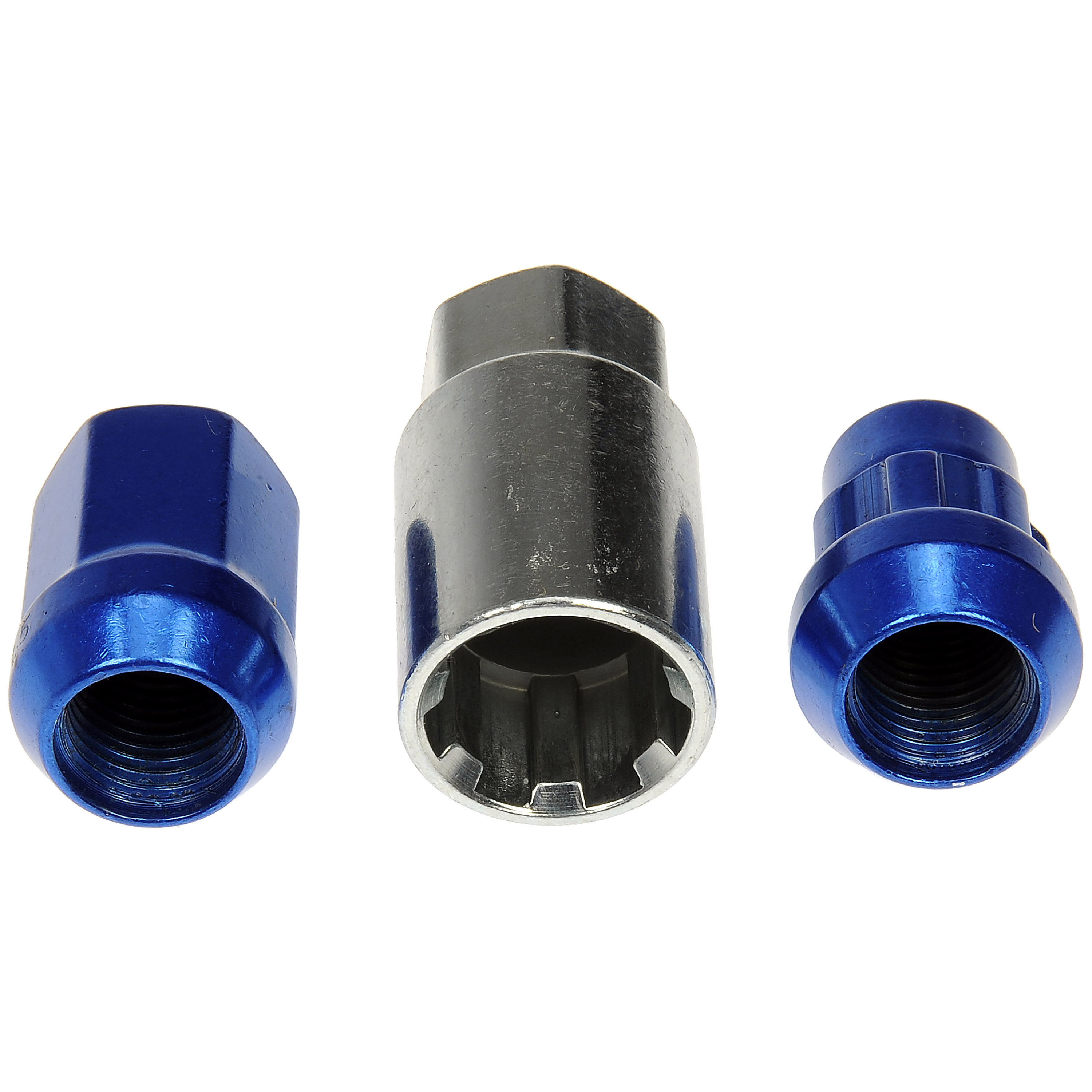 Dorman 713-675D Wheel Lug Nut for Specific Models, Blue Chrome (Pack of 20)