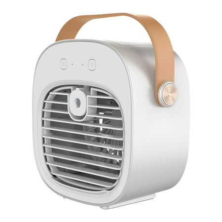 

STEADY Portable Conditioner 4000mAh Rechargeable Personal Cooler With 3 Speeds Duration 8 Hrs Quiet Mini Conditioner Fan Desk Fan For Home Bedroom White
