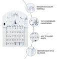thumbnail image 4 of WRISTBIQUE 1Pack Decorative Wooden Perpetual Calendar Wall for Family and Friends, 4 of 4
