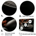 thumbnail image 3 of Designart "Eclipse Of Black Coffee Espresso III" Coffee Wall Decor, 3 of 7