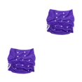 thumbnail image 4 of Qarigey Pañal para adultos, reutilizable, lavable, ajustable, a prueba de fugas, transpirable, pantalones de enfermería, tela ligera para Púrpura 2Conjunto, 4 of 6