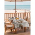 thumbnail image 3 of 54x80 Inch Outdoor Tablecloth with Umbrella Hole Zipper Rectangle Brown Palm Trees Rectangular Tablecloths Outside Waterproof Tropical Summer Botanical Seaside Patio Table Cloth Cover for Picnic, 3 of 8