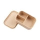 thumbnail image 5 of Lonchera con tapa, reutilizable, rectangular, portátil, bento Beige, 5 of 9