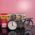 thumbnail image 2 of Despertador, reloj de escritorio retro con forma de bicicleta vintage, 2 of 3