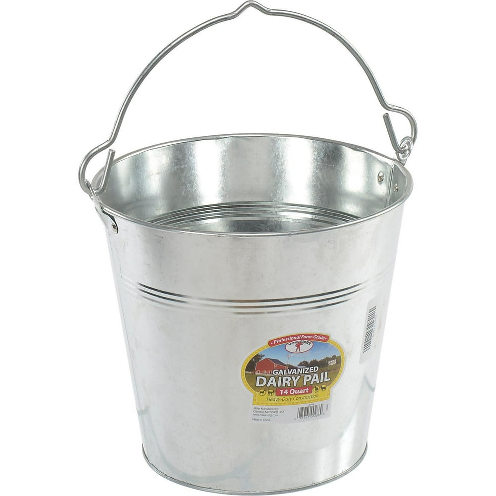 Little Giant Galvanized Steel Pail 14 Qt GP14 Walmart