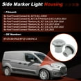 thumbnail image 2 of Carcasa de Luz de Marcador Lateral LED para Ford Transit Connect 2010-2023 Lado del Conductor y Pasajero, 2 of 7