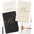 thumbnail image 1 of Libro de votos de boda ARTESORI Premium Soft Touch, lámina dorada, 1 of 8