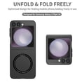 thumbnail image 2 of Dteck for Samsung Galaxy Z Flip 6 Case with Powerful Magnet, Solid Color PC Hard Protective Z Flip 6 Case Compatible with MagSafe Wireless Charger Anti-Scratch Shockproof Phone Case for Galaxy Z Black, 2 of 7
