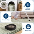 thumbnail image 2 of COZONY 8'x10' Modern Bordered Area Rug, Soft Washable Non-Skid Low Pile Carpet for Living Room, Green, 2 of 7