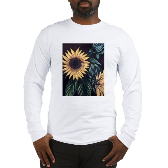 CafePress - Sunflower Life Long Sleeve T Shirt - Unisex Cotton Long Sleeve T-Shirt