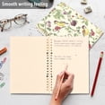thumbnail image 4 of FORMRS 1-Subject Spiral Notebook 8" x 5" College Ruled 60 Refillable Sheet A5 Hard Cover, Purple Birds Teapots, 4 of 7