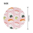 thumbnail image 3 of Disketp Cute Sushi Small Mouse Pad 7.9x7.9 Inches,Washable Round Mousepad For Office Laptop Computer,Non-Slip Rubber Base Mouse Pads For Wireless Mouse, 3 of 9