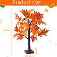 thumbnail image 5 of Autumn Decoration Maple Leaf Tree Lights with 24 , 60cm Light Tree with Autumn Leaves Decoration for Table Autumn, 5 of 6