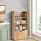 thumbnail image 5 of Independent display stand furniture, three-layer display cabinets with double doors, book and photo storage cabinets, family storage and organization-style storage racks, 5 of 21