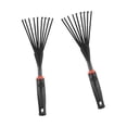 thumbnail image 2 of 2pcs Portable Gardening Hand Rake 9 Root Rake with Ergonomic Comfort Grip, 2 of 5
