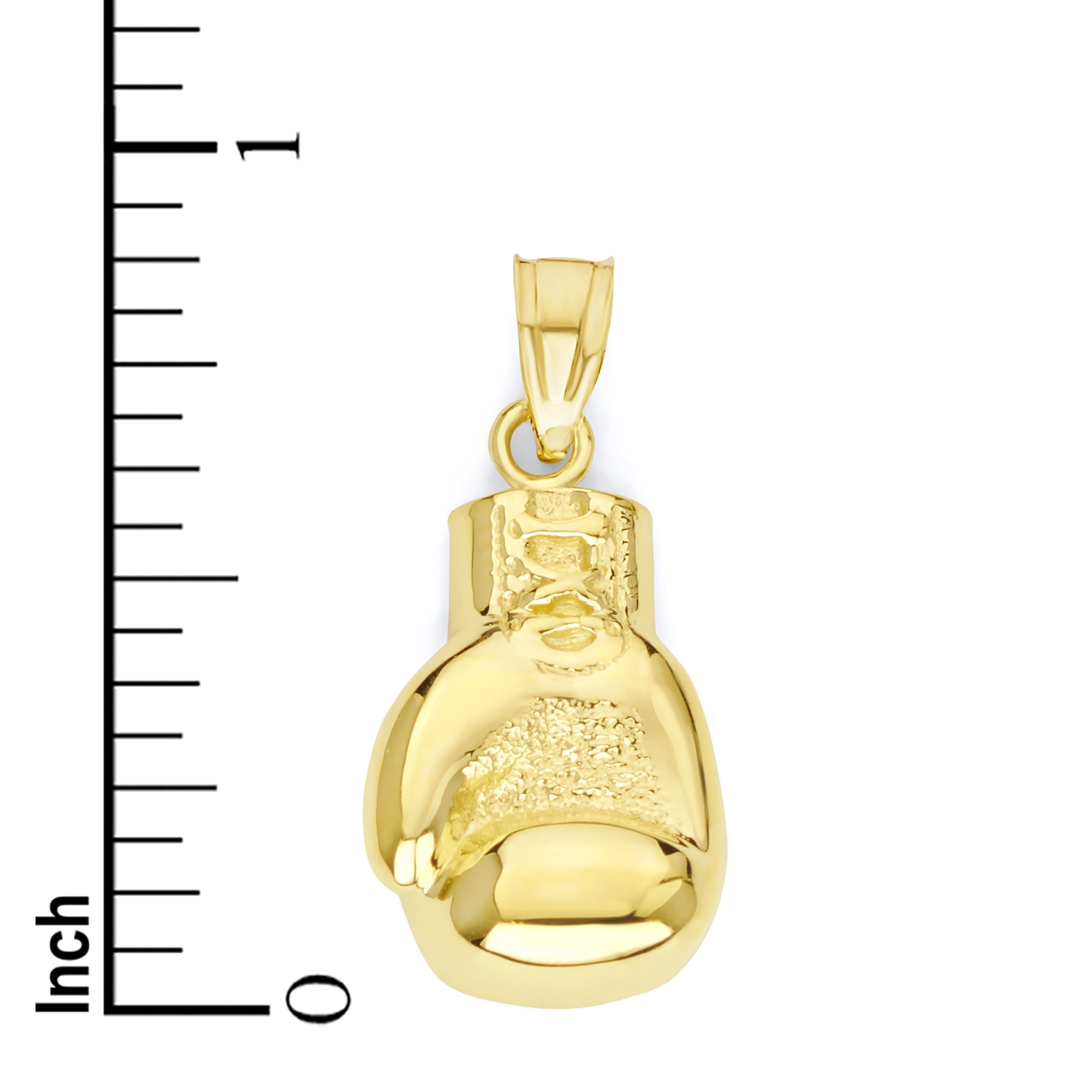 Gold boxing hotsell pendant