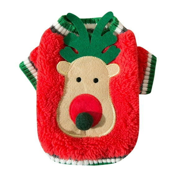 Labymos Chandail de Noël pour Chien et Chat Chandail Chaud d'Hiver pour Chat Chiot Petit