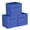 Dark Blue, variant on Uxcell 3Pcs Fabric Storage Bins, 11 Inch Cube Storage Bin Foldable Storage Cube Organizer Bins with Handles for Shelf Closet, Nursery Home, Bedroom(Lavender Purple)